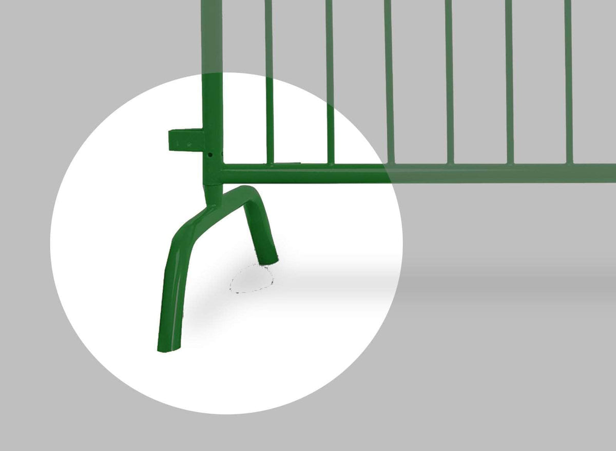Replacement Feet for Heavy Duty Steel Barricade - Angry Bull Barricades - Crowd Control Warehouse