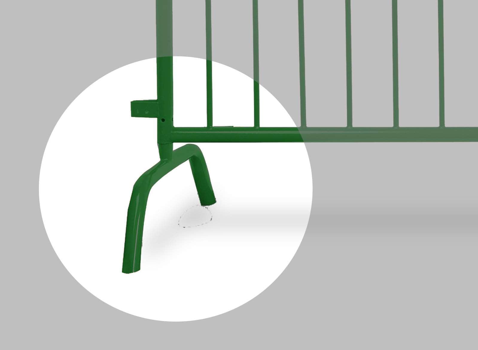 Replacement Feet for Heavy Duty Steel Barricade - Angry Bull Barricades - Crowd Control Warehouse