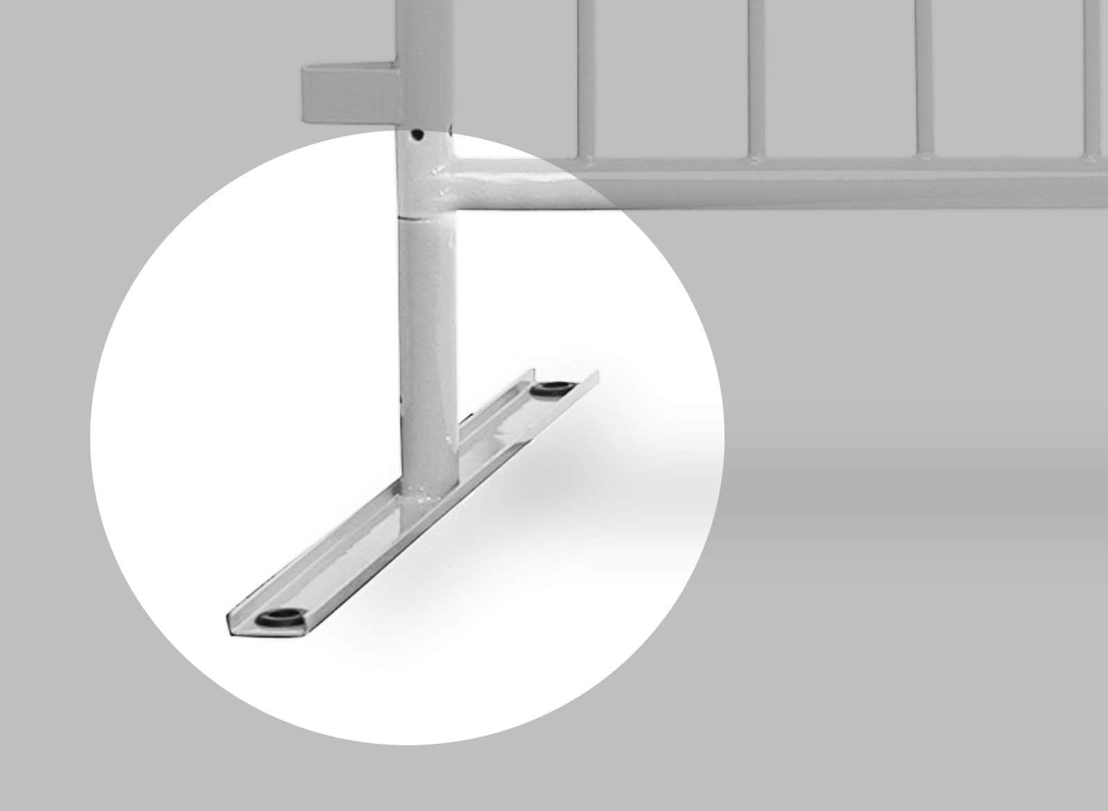Replacement Feet for Heavy Duty Steel Barricade - Angry Bull Barricades - Crowd Control Warehouse