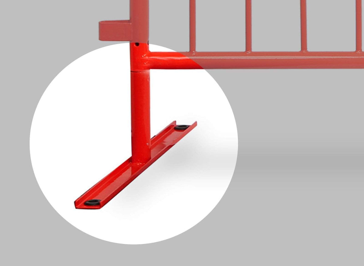 Replacement Feet for Heavy Duty Steel Barricade - Angry Bull Barricades - Crowd Control Warehouse
