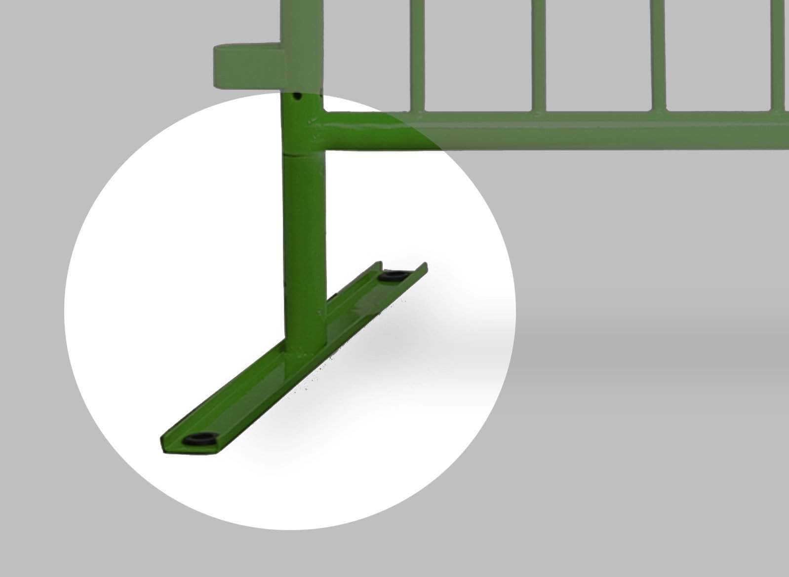 Replacement Feet for Heavy Duty Steel Barricade - Angry Bull Barricades - Crowd Control Warehouse