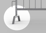 Replacement Feet for Heavy Duty Steel Barricade - Angry Bull Barricades - Crowd Control Warehouse