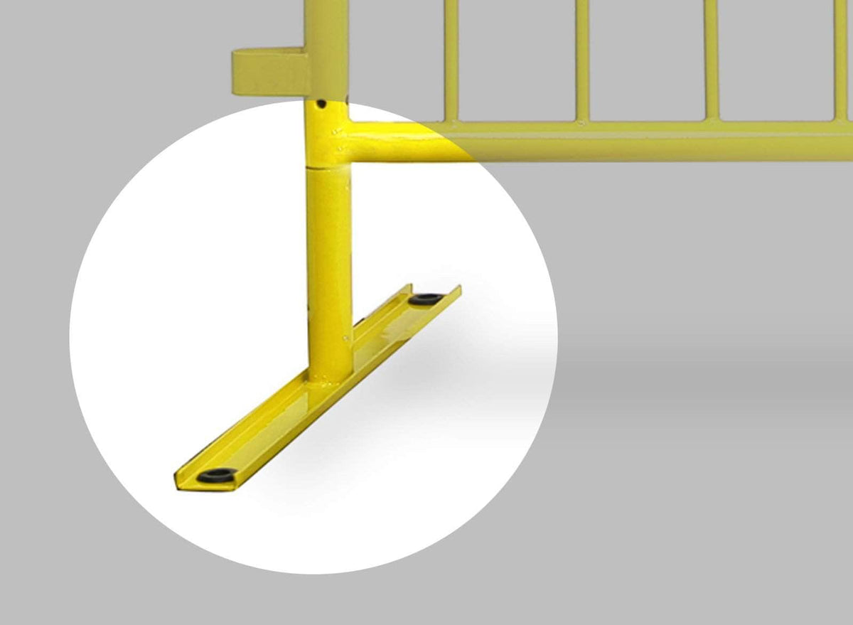 Replacement Feet for Heavy Duty Steel Barricade - Angry Bull Barricades - Crowd Control Warehouse