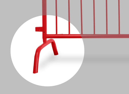 Replacement Feet for Heavy Duty Steel Barricade - Angry Bull Barricades - Crowd Control Warehouse