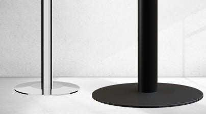 Replacement Stanchion Low Profile Base - Montour Line MX630 - Crowd Control Warehouse