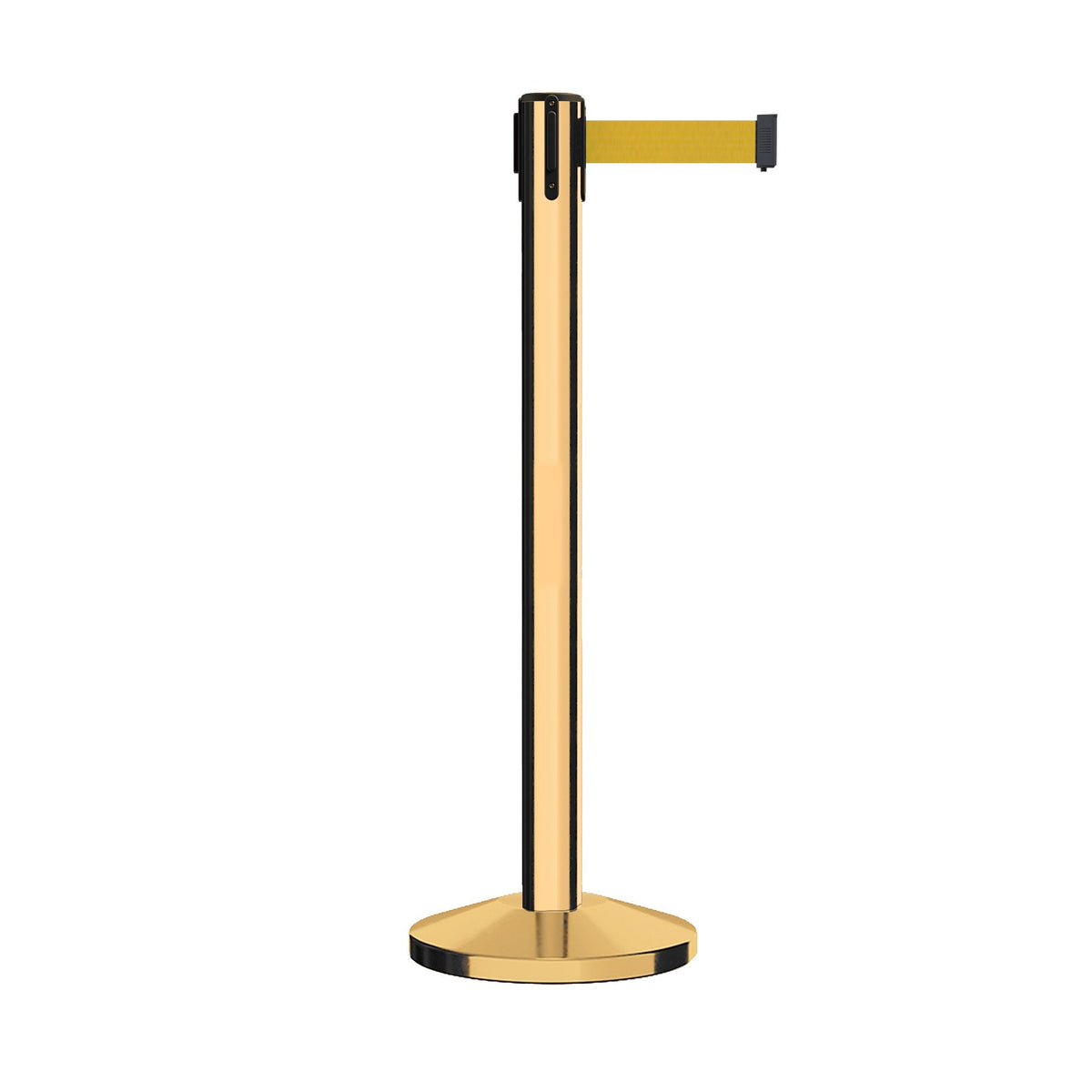 Retractable Belt Barrier Stanchion, 16 Ft. Belt - CCW Series RBB - 150 - Crowd Control Warehouse