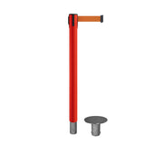 Retractable Belt Barrier Stanchion, Removable Base, 14 ft Belt - Montour Line MX650R - Crowd Control Warehouse