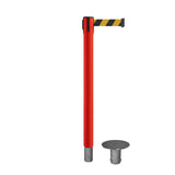 Retractable Belt Barrier Stanchion, Removable Base, 14 ft Belt - Montour Line MX650R - Crowd Control Warehouse