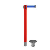 Retractable Belt Barrier Stanchion, Removable Base, 14 ft Belt - Montour Line MX650R - Crowd Control Warehouse