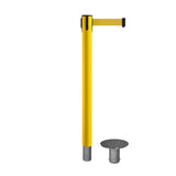 Retractable Belt Barrier Stanchion, Removable Base, 14 ft Belt - Montour Line MX650R - Crowd Control Warehouse