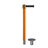 Retractable Belt Barrier Stanchion, Removable Base, 14 ft Belt - Montour Line MX650R - Crowd Control Warehouse