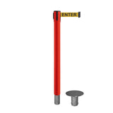 Retractable Belt Barrier Stanchion, Removable Base, 14 ft Belt - Montour Line MX650R - Crowd Control Warehouse