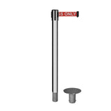 Retractable Belt Barrier Stanchion, Removable Base, 14 ft Belt - Montour Line MX650R - Crowd Control Warehouse