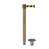 Retractable Belt Barrier Stanchion, Removable Base, 16 ft Belt - Montour Line MX650R - Crowd Control Warehouse