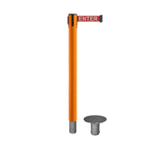 Retractable Belt Barrier Stanchion, Removable Base, 16 ft Belt - Montour Line MX650R - Crowd Control Warehouse