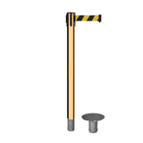 Retractable Belt Barrier Stanchion, Removable Base, 16 ft Belt - Montour Line MX650R - Crowd Control Warehouse