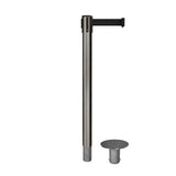 Retractable Belt Barrier Stanchion, Removable Base, 16 ft Belt - Montour Line MX650R - Crowd Control Warehouse