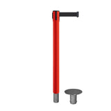 Retractable Belt Barrier Stanchion, Removable Base, 16 ft Belt - Montour Line MX650R - Crowd Control Warehouse