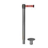 Retractable Belt Barrier Stanchion, Removable Base, 16 ft Belt - Montour Line MX650R - Crowd Control Warehouse