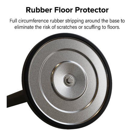 Retractable Belt Barrier Stanchion, Sloped Base, Red Post, 9 ft Belt - Montour Line MS630 - Crowd Control Warehouse