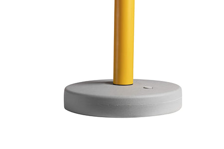 Retractable Belt Barrier Stanchion, Water Fillable Base, Red PVC Plastic Post with 7.5 Ft Belt - Montour Line MSH630 - Crowd Control Warehouse