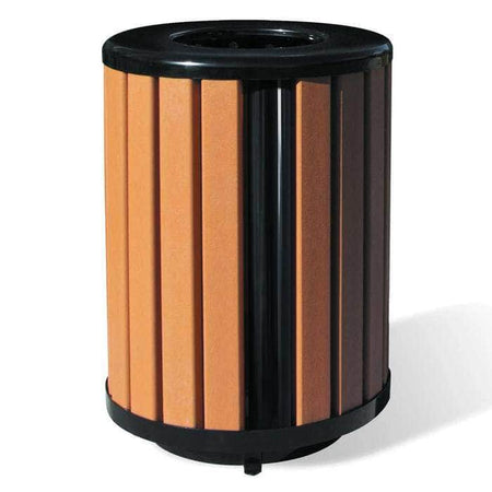 Richmond Recycled Trash Receptacle - 32 Gallon Capacity - Crowd Control Warehouse