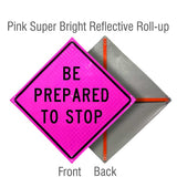 Roll Up Incident Warning Signs - Crowd Control Warehouse