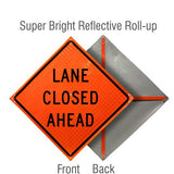 Roll Up Traffic Control Signs, 36 in. x 36 in. - Crowd Control Warehouse