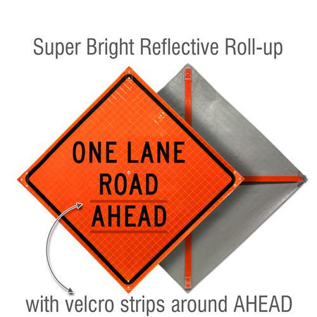 Roll Up Traffic Control Signs, 36 in. x 36 in. - Crowd Control Warehouse