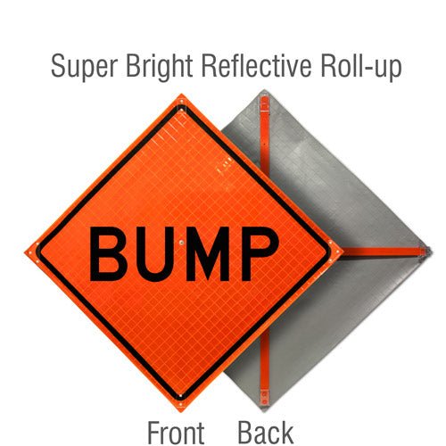 Roll Up Traffic Control Signs, 48 in. x 48 in. - Crowd Control Warehouse