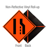 Roll Up Traffic Control Signs, 48 in. x 48 in. - Crowd Control Warehouse