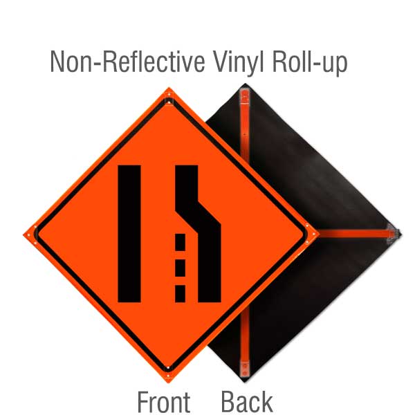 Roll Up Traffic Control Signs, 48 in. x 48 in. - Crowd Control Warehouse