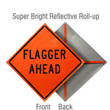 Roll Up Traffic Control Signs, 48 in. x 48 in. - Crowd Control Warehouse