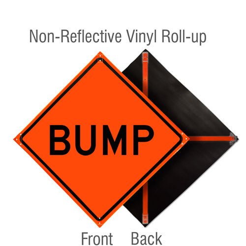 Roll Up Traffic Control Signs, 48 in. x 48 in. - Crowd Control Warehouse