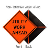 Roll Up Traffic Control Signs, 48 in. x 48 in. - Crowd Control Warehouse