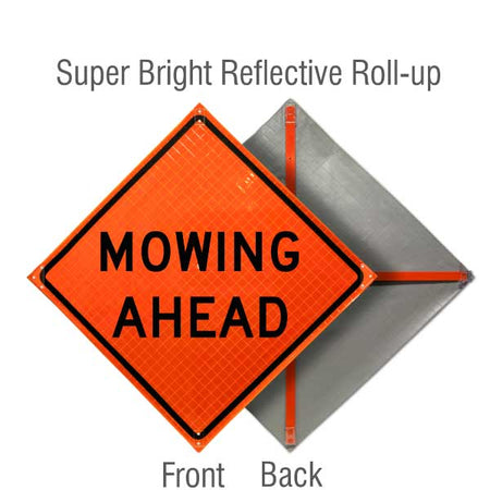 Roll Up Traffic Control Signs, 48 in. x 48 in. - Crowd Control Warehouse