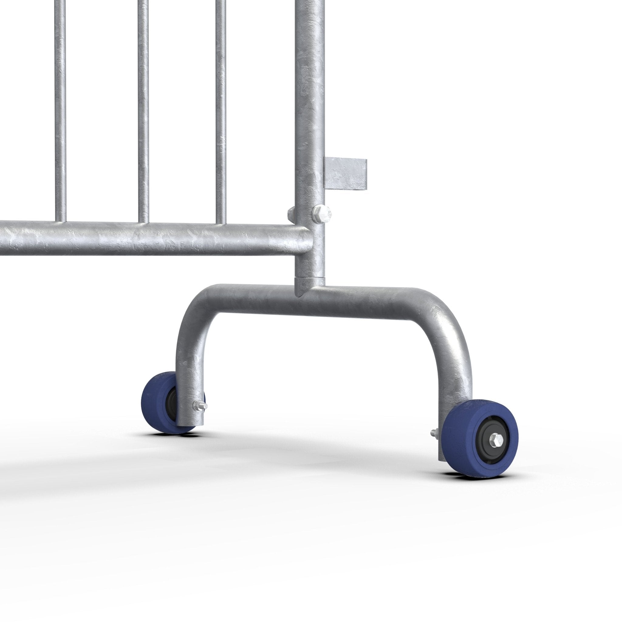 Roller Feet for Interlocking Steel Barricades - Crowd Control Warehouse
