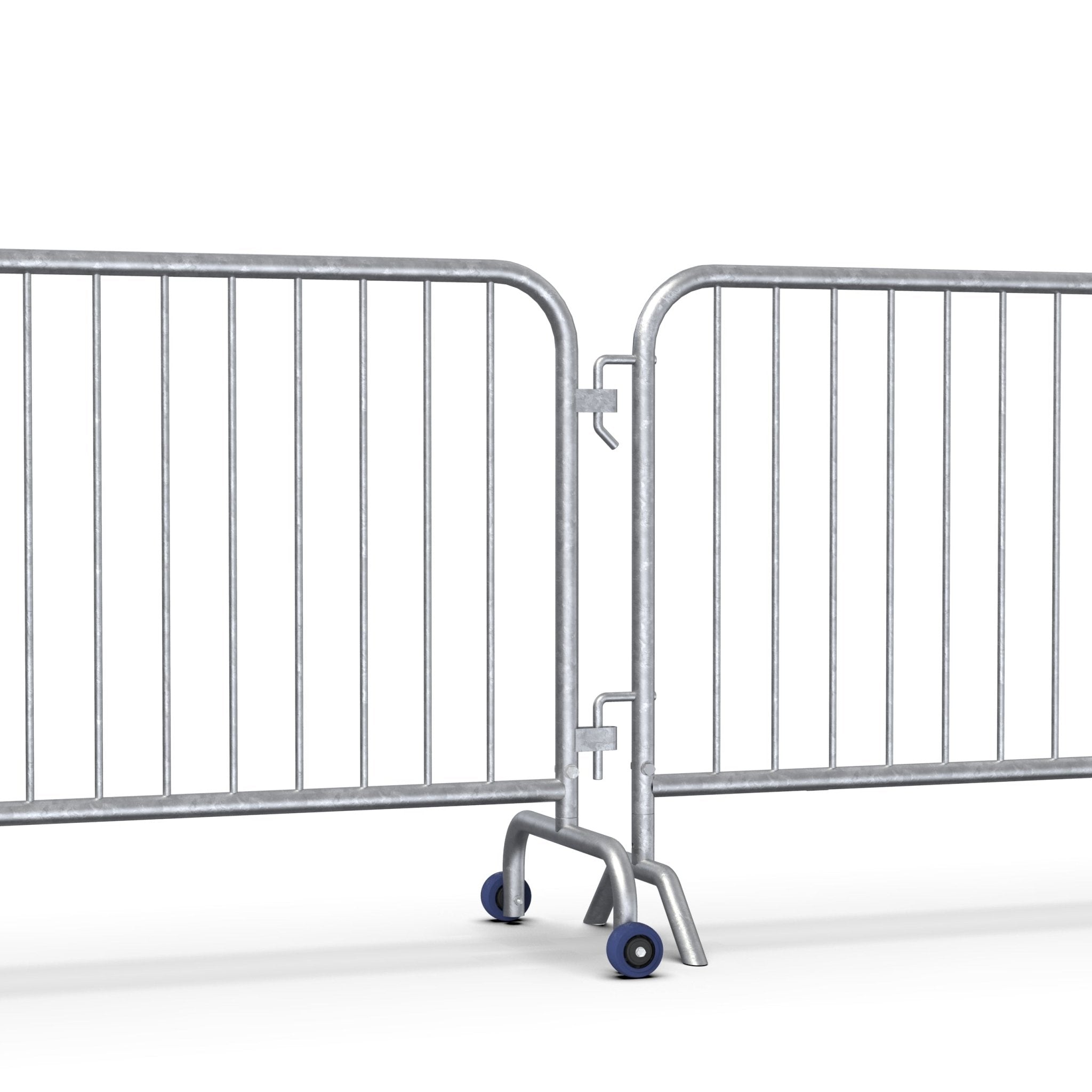 Roller Feet for Interlocking Steel Barricades - Crowd Control Warehouse