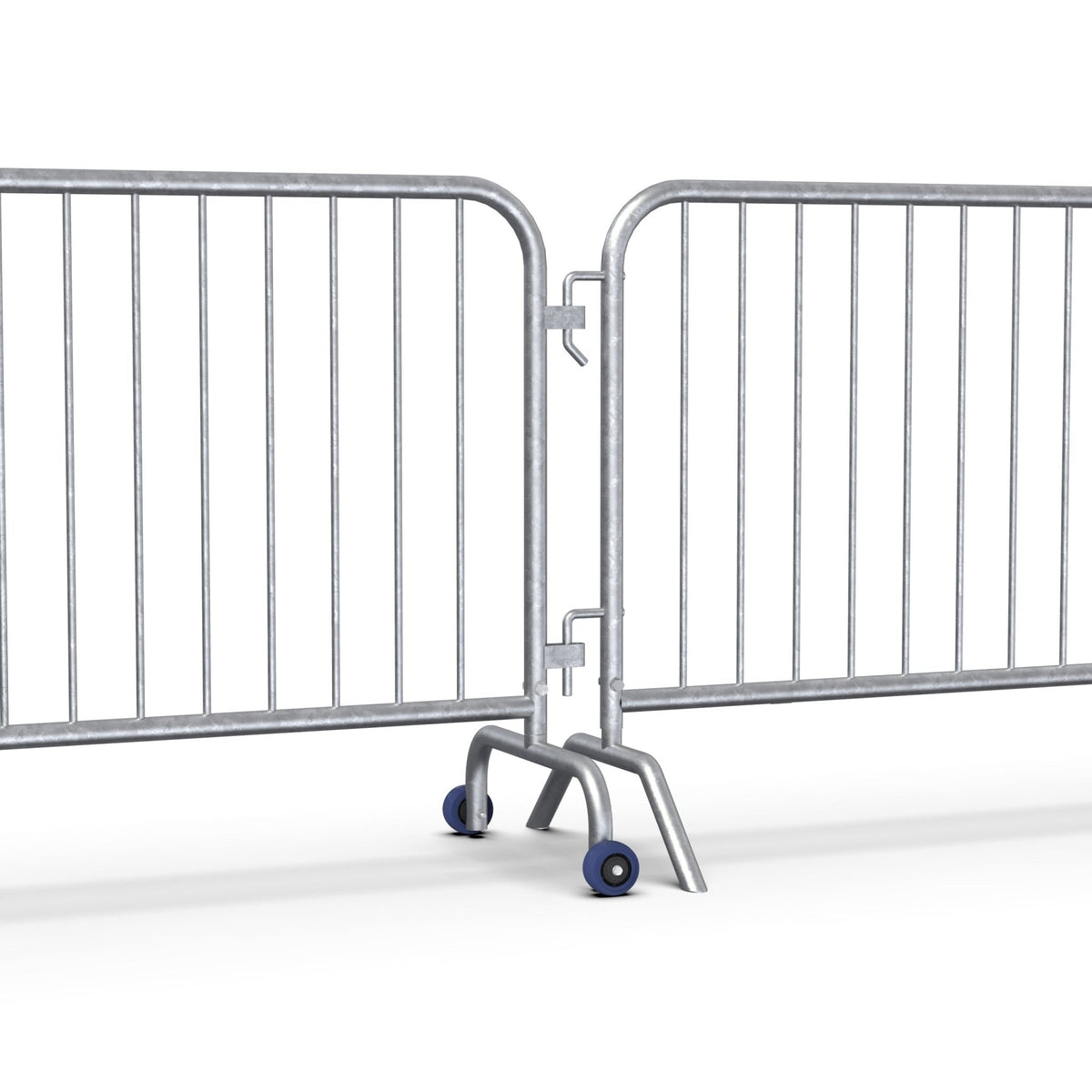 Roller Feet for Interlocking Steel Barricades - Crowd Control Warehouse