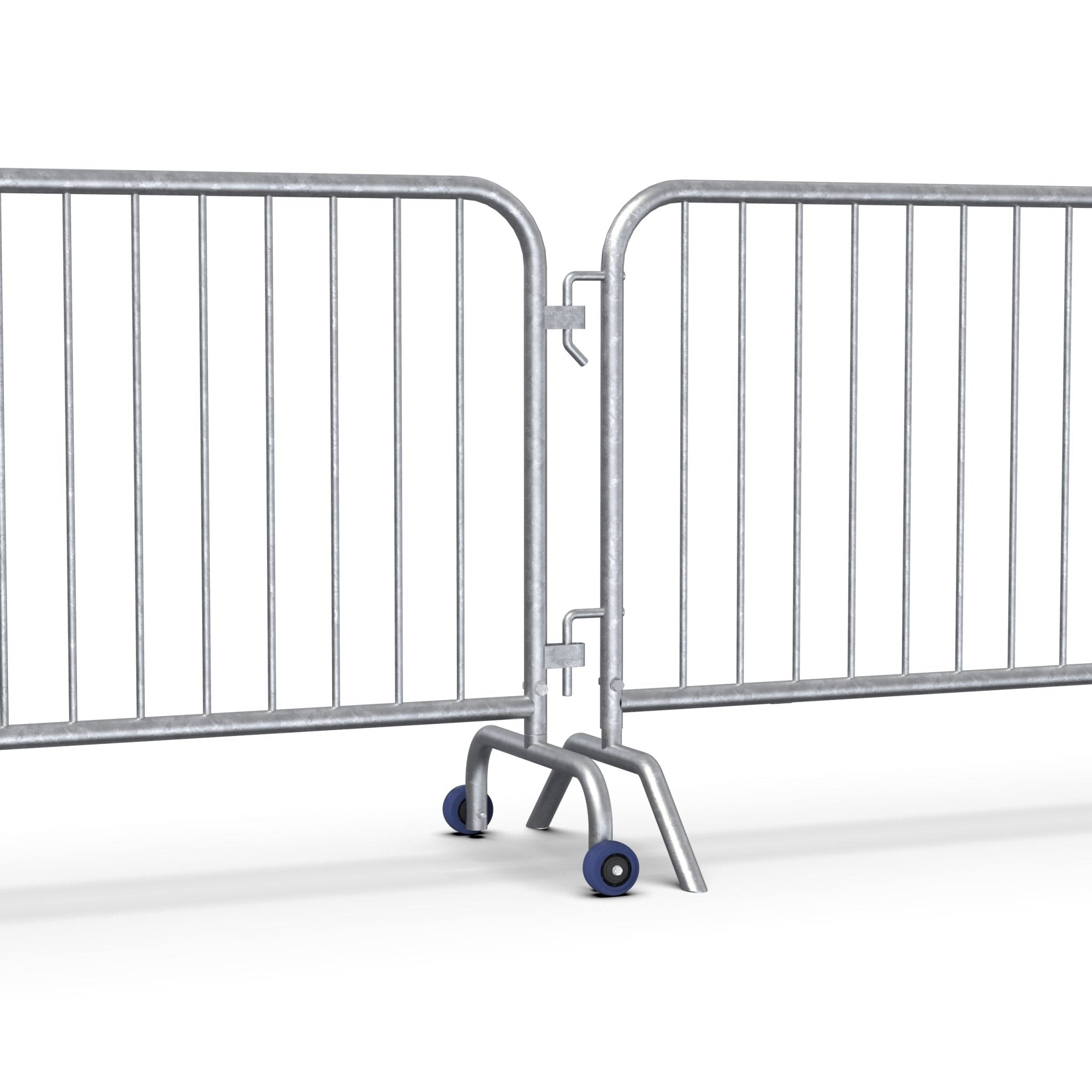 Roller Feet for Interlocking Steel Barricades - Crowd Control Warehouse