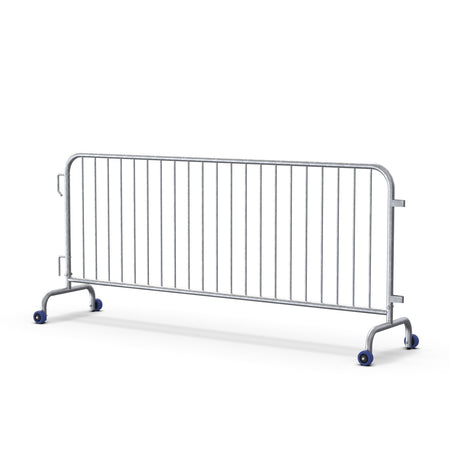 Roller Feet for Interlocking Steel Barricades - Crowd Control Warehouse