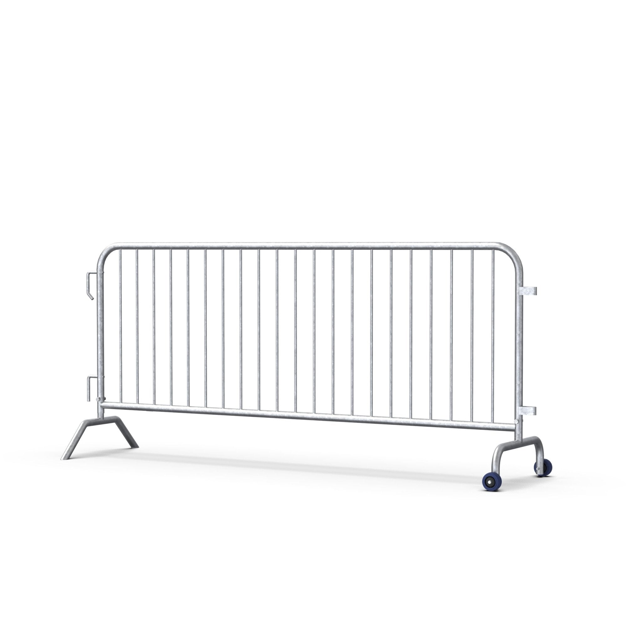 Roller Feet for Interlocking Steel Barricades - Crowd Control Warehouse