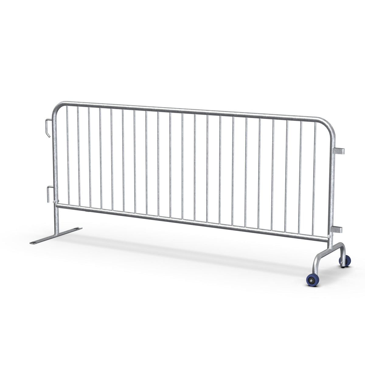 Roller Feet for Interlocking Steel Barricades - Crowd Control Warehouse