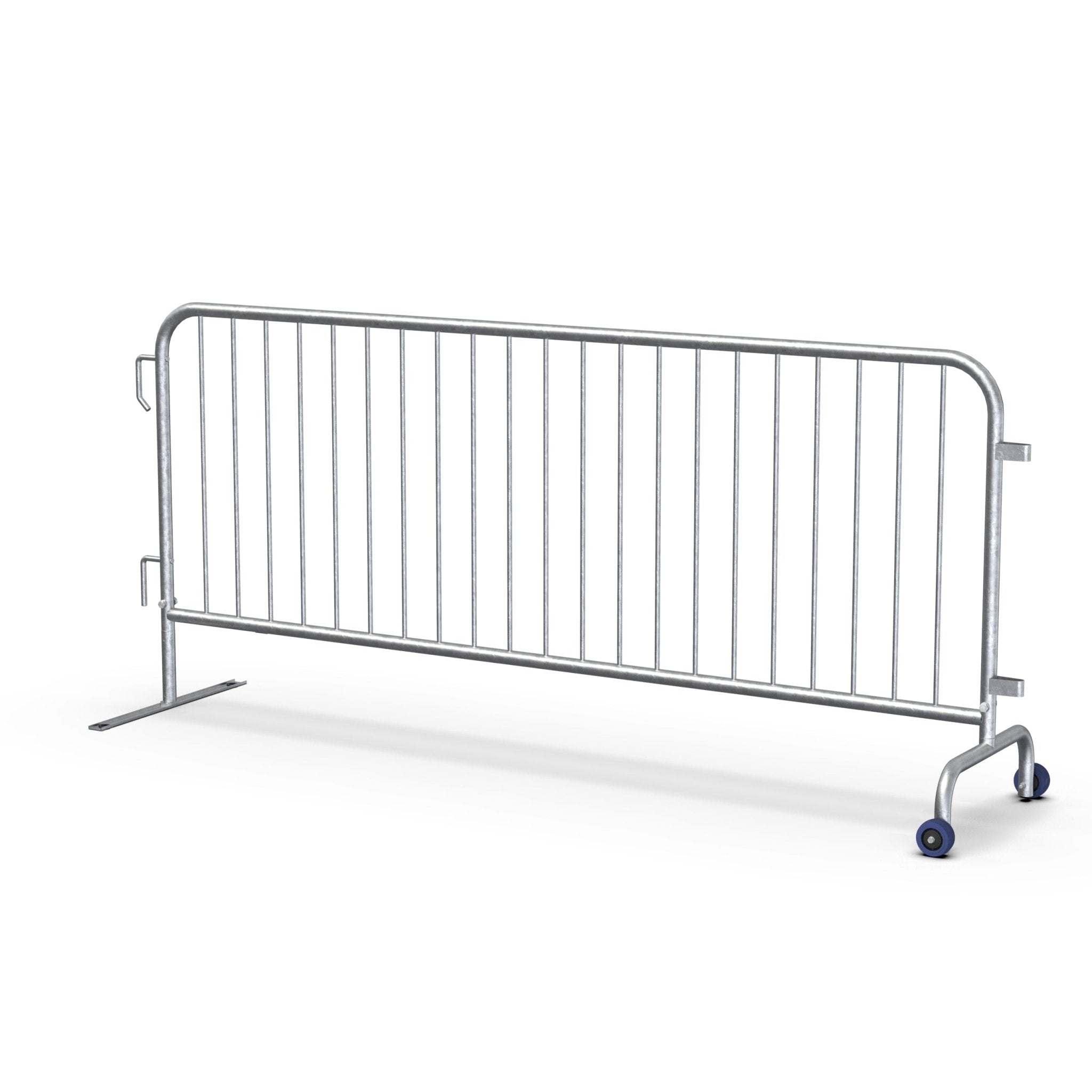 Roller Feet for Interlocking Steel Barricades - Crowd Control Warehouse