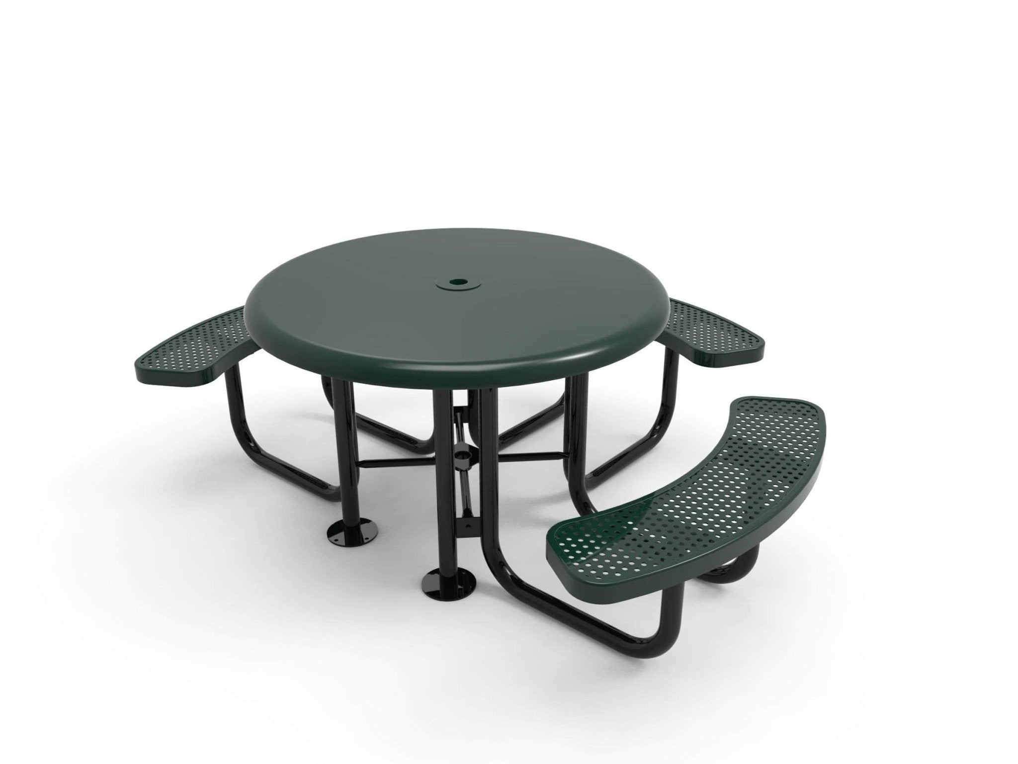 Round Smooth Top Portable Table - Circular Pattern - Crowd Control Warehouse