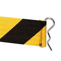 Fixed Wall Mount Retracta-Belt Barrier, 65 Ft.