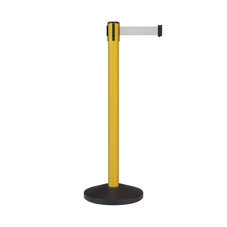 Safety Retractable Belt Barrier, 12 Ft. Belt - CCW Series RBB - 100 - Crowd Control Warehouse