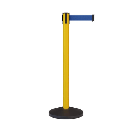 Safety Retractable Belt Barrier, 12 Ft. Belt - CCW Series RBB - 100 - Crowd Control Warehouse
