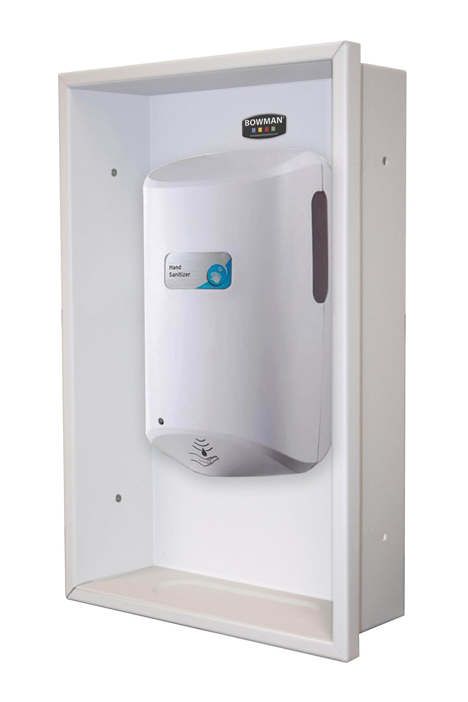 Semi - Recessed Hand Sanitizer Dispenser - Crowd Control Warehouse