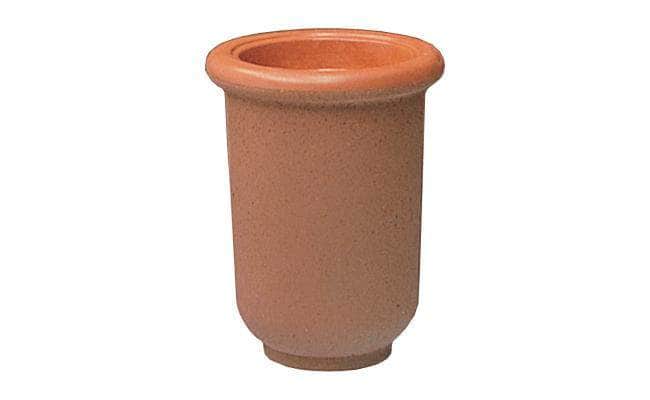 Senora Tall Round Concrete Planter - 18 in. x 24 in. - Crowd Control Warehouse